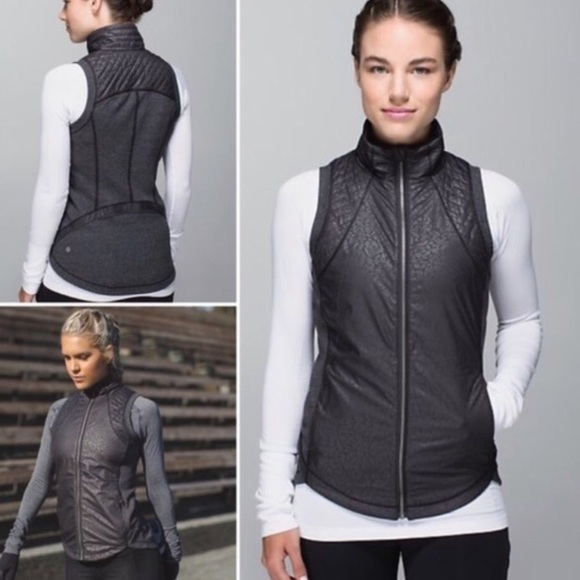 Lululemon Rebel Runner Vest Black Camo